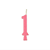 Vela Regina Aniversário Rosa N°1 - Embalagem com 1 UN - Imagem 2