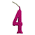 Vela Regina Parabéns Glitter Pink N°4 - Embalagem com 1 UN - Imagem 1