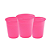 Copo Descartável Trik Trik Rosa 200ML - Embalagem com 50 UN - Imagem 2