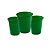 Copo Descartável Trik Trik Verde Escuro 200ML - Embalagem com 50 UN - Imagem 2