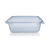 Kit Pote e Tampa Retangular Prafesta 1000ML - Embalagem com 24 UN - Imagem 2