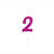Vela Regina Pick Pink Glitter N°2 - Embalagem com 1 UN - Imagem 2