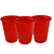 Copo Descartável Trik Trik Vermelho 200ML - Embalagem com 50 UN - Imagem 2