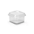 Pote Quadrado com Tampa G 377 Galvanotek 250ML - Embalagem com 10 UN - Imagem 1