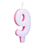 Vela Regina Glitter Rosa N°9 - Embalagem com 1 UN - Imagem 2