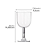Taça de Vinho Strawplast Cristal 260ML - Embalagem com 4 UN - Imagem 2