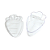Cake Box Cenoura Transparente com Tampa - Embalagem Para 750ML - Imagem 1