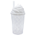Copo Transparente com Tampa de Chantilly Branco - Embalagem Para 400ML - Imagem 1