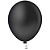 Balão Pic Pic Redondo Liso N°12 Cor Preto - Embalagem com 25 UN - Imagem 1