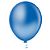 Balão Pic Pic Redondo Liso N°12 Cor Azul - Embalagem com 25 UN - Imagem 1
