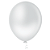 Balão Pic Pic Redondo Liso N°7 Cor Branco - Embalagem com 50 UN - Imagem 1