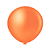 Balão Pic Pic Maxi Ball Liso N°40 Cor Laranja - Embalagem com 1 UN - Imagem 1