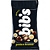 Confeito Chocolate Bibs Preto e Branco - Embalagem com 40G - Imagem 1