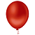 Balão Pic Pic Coração Liso N°16 Cor Vermelho Romã - Embalagem com 12 UN - Imagem 1