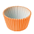 Forminha Para Doces Junco Papel N°5 Cor Laranja - Embalagem com 100 UN - Imagem 1