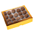 Caixa com Visor 20 Doces Laminada Ouro - Imagem 1