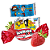 Bala Dura Icekiss Love Sabor Morango Mix - Embalagem com 450G - Imagem 2