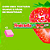 Bala Mastigável Fruit-Tella Sabor Morango Ácido - Embalagem com 40G - Imagem 2