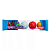 Chiclete Brinclet´s Balls Sabor Frutas Sortidas - Embalagem com 18G - Imagem 1