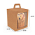 Caixa Soft com Visor Mini Panetone Kraft - Imagem 2