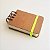 Mini Sketchbook Capa Dura Kraft/Amarelo Neon - Imagem 2