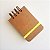 Mini Sketchbook Capa Dura Kraft/Amarelo Neon - Imagem 5