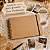 Sketchbook Álbum de Fotos Scrapbook Capa Dura Kraft - A4 27x19cm - Imagem 1