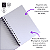 Refil Papel 240g Liso para caderno Smart Mixed Media (Wire-o, anel duplo) - A5, A4 - Imagem 6