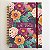 Sketchbook Aquarela A5 Montval 300g Capa Dura - Floral/bordô - Imagem 1
