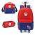 Kit Mochila Rodinhas Lancheira Estojo Original Super Mario - Imagem 31