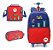 Kit Mochila Rodinhas Lancheira Estojo Original Super Mario - Imagem 21
