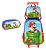 Kit Mochila Carrinho Lancheira Estojo Super Mario - Imagem 1
