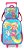 Kit Mochila Carrinho Lancheira Estojo Barbie Princesa Sereia - Imagem 3