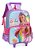 Mochila Com Rodinhas Original Barbie Fashion Fun - Imagem 1