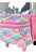 Kit Mochila Com Rodinha Juvenil Barbie Paetê Fashion - Imagem 5