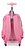 Kit Mochila Com Rodinha Juvenil Barbie Paetê Fashion - Imagem 4