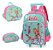 Kit Mochila Rodinhas Lancheira Estojo Original Barbie - Imagem 1