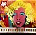 Uma Estrela Sobe - Obra com Tema Retratos - Pop Art por Sueli Dabus - 80cm x 80cm - Imagem 1