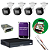 KIT COMPLETO CÂMERAS INTELBRAS (4 CÂMERAS + GRAVADOR) - Imagem 3
