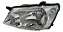 Farol Cromado Corsa Classic 2011 2012 2013 2014 2015 Lado Direito Arteb - Imagem 2