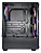 Gabinete Gamer Mid Tower C3Tech MT-G80BK Preto Sem Fonte - Imagem 2