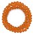 Guia Cristal De Vidro 8MM Laranja - Imagem 1