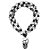 Colar Guia De Caveira Com Pulseira Branco/Preto - Imagem 4