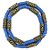 Guia De Coral Africano Azul Com Entremeios Metalicos - Imagem 1