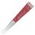 Leque Grande De Luxo Cigana Vermelho/Branco Com Renda - Imagem 2