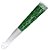 Leque Grande De Luxo Cigana Branco/Verde Com Renda - Imagem 2