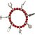 Pulseira Adorno Enfeite P/ Quartinha Orixá Ogum Vermelho - Imagem 1