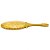 Espelho Abebe Dourado De Mao Provençal Oval Grande - Imagem 3