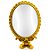 Espelho Abebe Dobravel Dourado Medio Provençal - Imagem 5