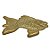 Mini Peixe Dourado De Metal Ferramenta P/ Assentamento Oxum - Imagem 2